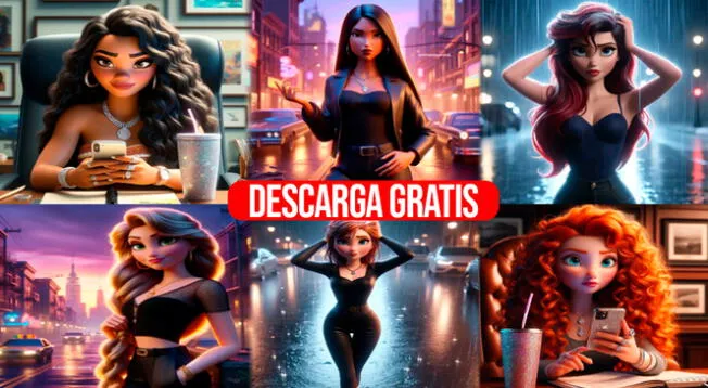 Obtén GRATIS tus diseños favoritos de princesas Disney empoderadas, creados con Inteligencia Artificial.