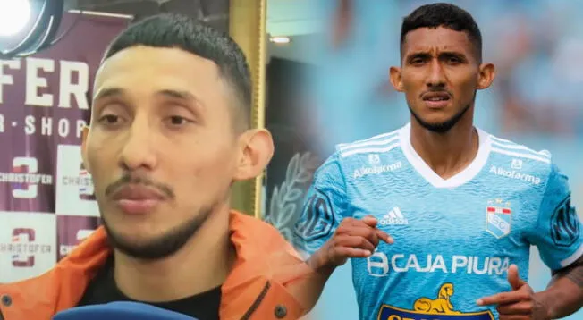 Christofer Gonzales y la vez que afirmó que solo jugaría por Sporting Cristal