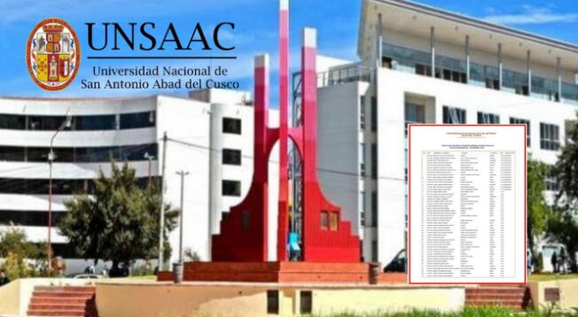 ¿Dónde ver los resultados del examen de admisión UNSAAC 2024?