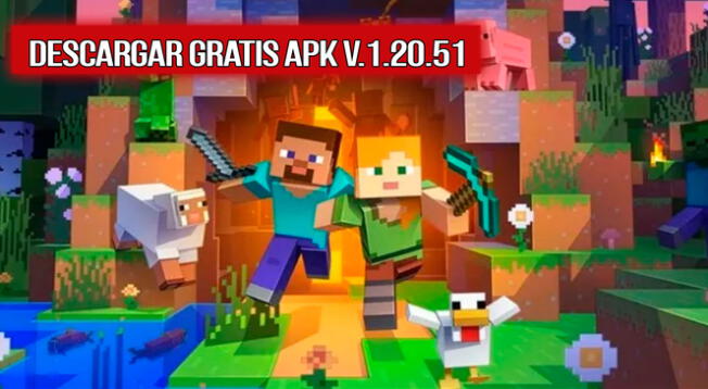 Minecraft 1.20.51 APK ya está disponible para Android y PC.