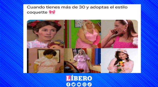 Memes populares que siguen la tendencia 'coquette' en redes sociales