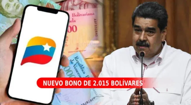 El Bono de 2.015 bolívares comenzó a pagarse mediante el Sistema Patria en enero 2024.