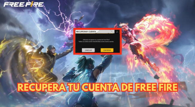 Conoce AQUÍ cómo RECUPERAR HOY tu cuenta de Free Fire de manera sencilla.