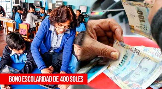 El Gobierno del Perú entregará el Bono Escolaridad de 400 soles en el país.