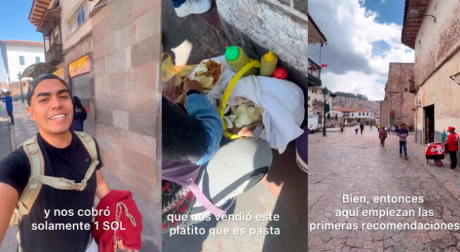 Un ciudadano mexicano mostró la ruta que tomó en la ciudad del Cusco.