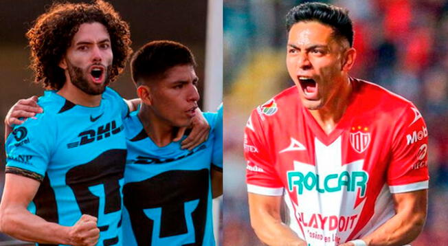 Pumas y Necaxa se enfrentan por la Liga MX