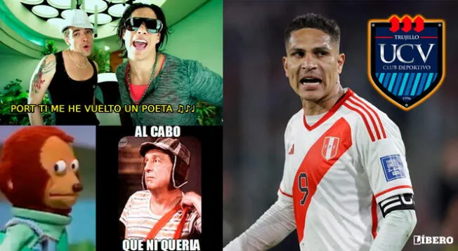 Mira los mejores memes de la llegada de Paolo Guerrero al Club César Vallejo.