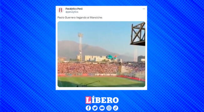 Hinchas a la expectativa de la llegada de Guerrero al Estadio Mansiche de Trujillo.