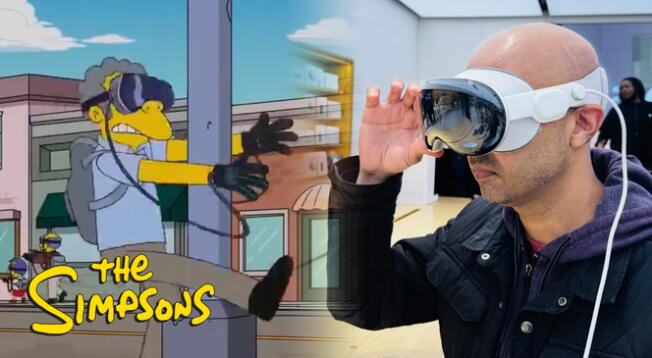 "Los Simpson" volvieron a predecir el futuro con los Apple Vision Pro.