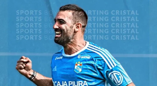Martín Cauteruccio sorprende con mensaje en redes sociales a poco del Sporting Cristal vs Sport Boys.