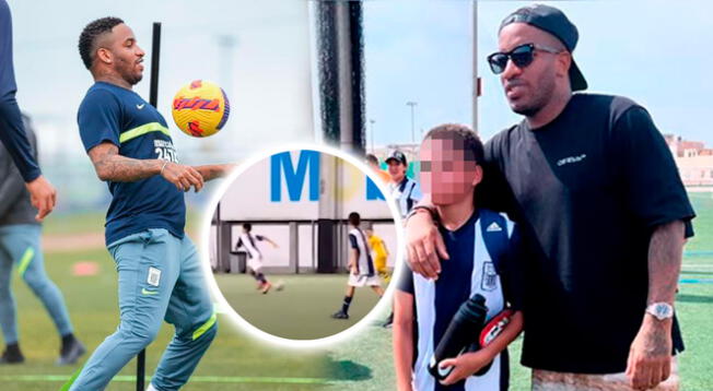 Jefferson Farfán se muestra orgulloso tras gran jugada de su hijo Jeremy con Alianza Lima.