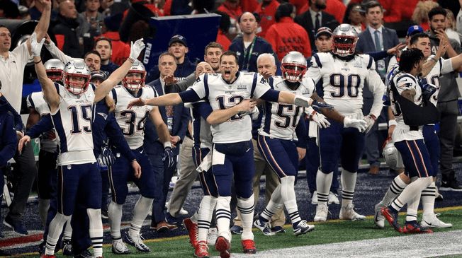 New England Patriots ganaron 6 Super Bowl, el último en 2019. Foto: NFL