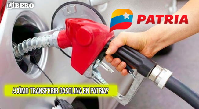 Conoce cómo transferir el bono de gasolina subsidiaria en Patria.