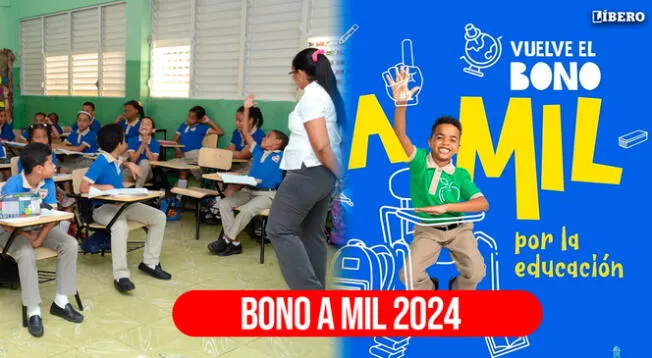 Te compartimos el LINK oficial del Bono a Mil 2024, cómo registrarse y realizar consulta con cédula.