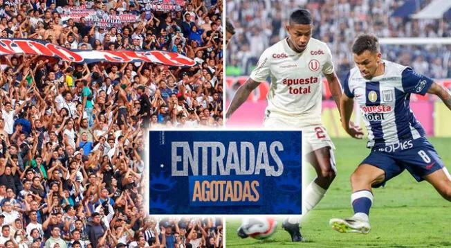 Alianza Lima anuncia que las entradas se agotaron para el clásico ante Universitario.