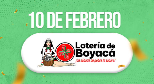 Los resultados de la Lotería de Boyacá del sábado 10 de febrero, ya están disponibles.