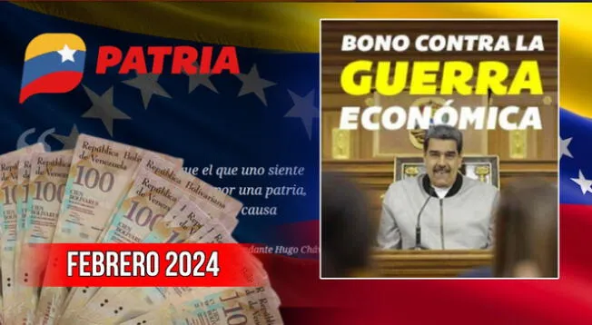 Conoce cuáles son los nuevos montos y fechas de pago del Bono de Guerra Económica en febrero.