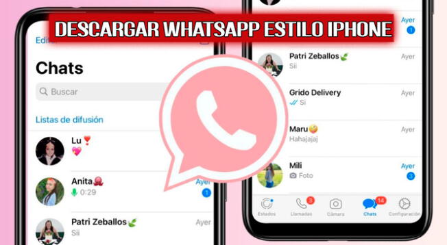 Whatsapp estilo iphone ya está disponible para Android