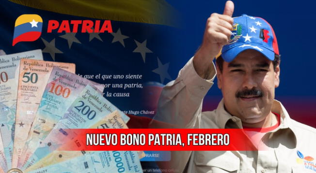 Cobra HOY el nuevo Bono de la Patria anunciado por Maduro a través de la plataforma digital.