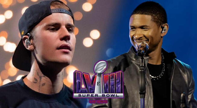 En el medio tiempo del Super Bowl 2024 se presentará Usher y Bieber podría ser una de las sorpresas.