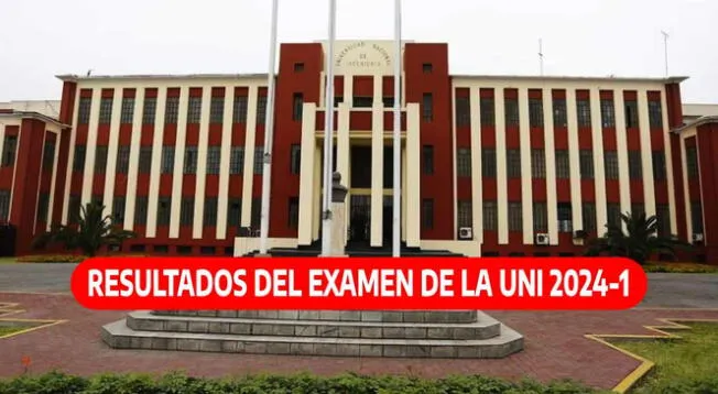 Los resultados del examen de admisión de la UNI 2024-1 serán publicados en la web de la universidad.