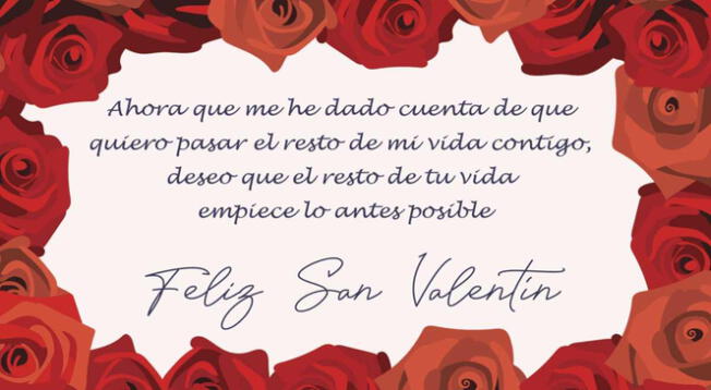 Descarga esta frase de amor y amistad para dedicar en San Valentín.