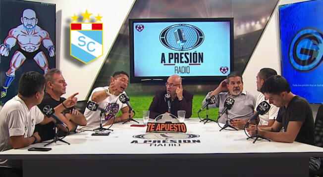 Carlos Galván en tenso debate con panelista de A Presión previo al duelo Sporting Cristal vs Always Ready