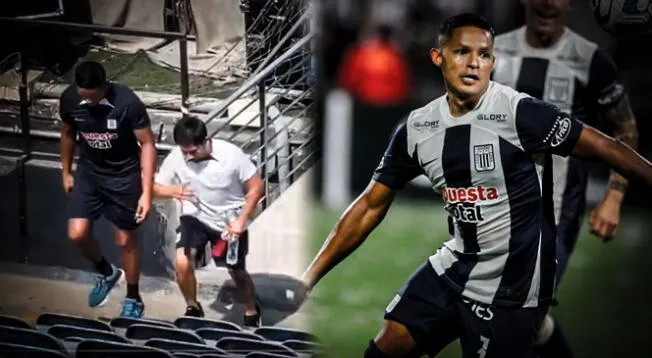 Yordi Vilchez se retiró antes de que culmine los entrenamientos de Alianza Lima.