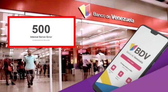 Lo que puedes hacer ante el '505 error' en el Banco de Venezuela