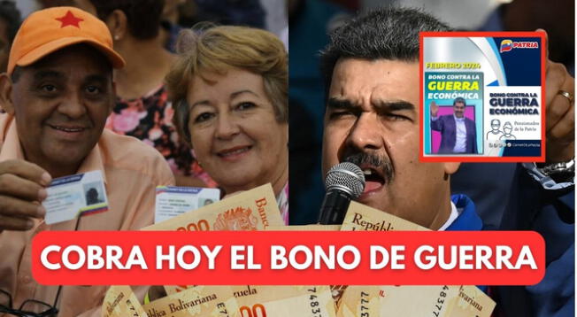 nuevo monto del bono de guerra económica