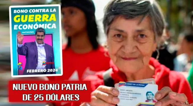 Miles de pensionados IVSS esperan el pago de los 25 dólares del Bono de Guerra Económica para febrero en Venezuela.