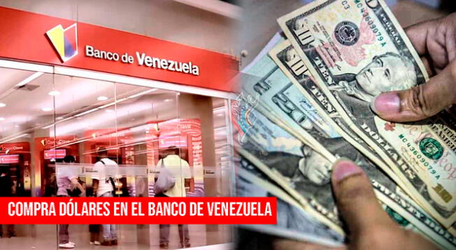 Aprende a comprar dólares vía online en el Banco de Venezuela.