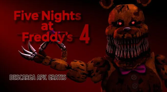 Descarga HOY GRATIS Five Nights at Freddy's 4 para Android.