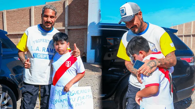 Paolo Guerrero llegó a Trujillo el último jueves. Foto: Composición Líbero/César Vallejo