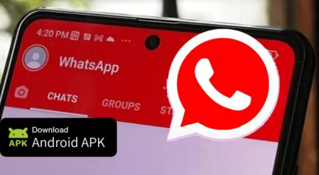 Revisa cómo descargar fácilmente la última versión de WhatsApp Rojo
