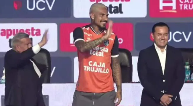 Paolo Guerrero fue presentado en sociedad como jugador de César Vallejo.