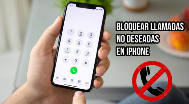 Consejos y trucos para bloquear o detectar llamadas no deseadas de números desconocidos en un iPhone.