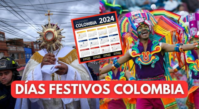 Revisa AQUÍ el calendario de días festivos de marzo 2024 en Colombia.