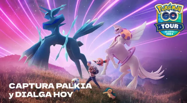 'Pokémon GO: Viajes atemporales' disponible últimos días captura Palkia y Dialga.