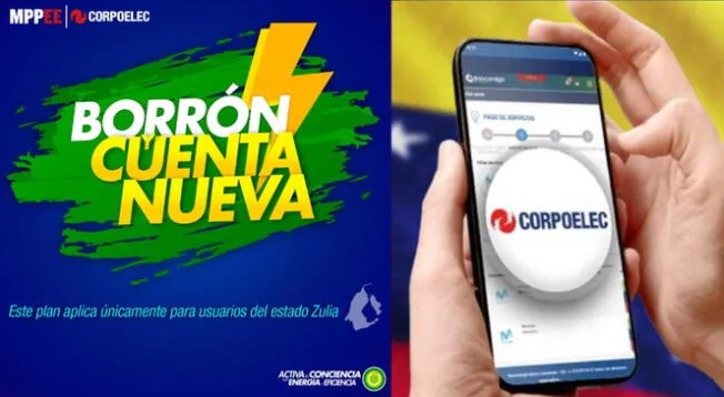 Plan Borrón y Cuenta Nueva de Corpoelec, consulta tu saldo y accede al programa.