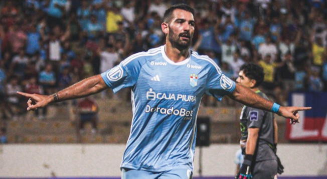 Martín Cauteruccio registra 17 goles con Sporting Cristal: 13 en Liga 1 y 4 en Copa Libertadores.