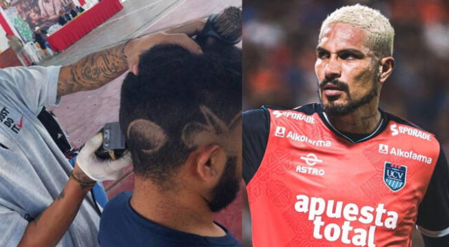 Fan de Paolo Guerrero se hizo corte de cabello con el rostro del '9' y resultado se viraliza.