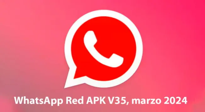 Descargar WhatsApp Red APK V35 GRATIS para tu smartphone Android.
