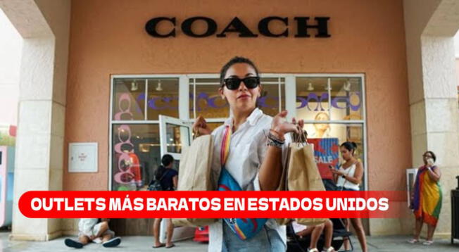 En los outlets de Estados Unidos podrás encontrar ropa de marcas reconocidas.