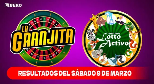 AQUÍ encuentra los resultados del Lotto Activo y Granjita de este 9 de marzo.