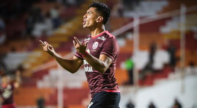 José Rivera registra tres goles con Universitario en Liga 1 2024.