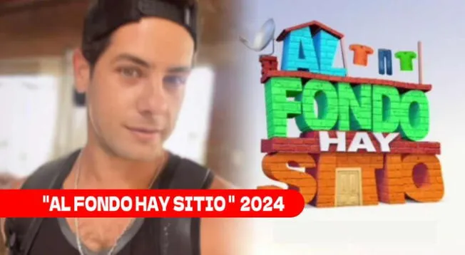 Andrés Wiese se grabó en el set de la serie peruana "Al fondo hay sitio".