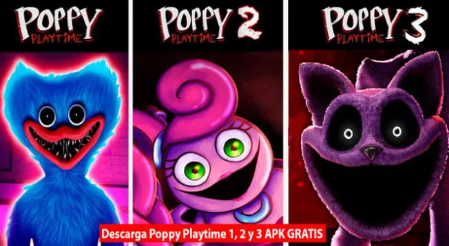 Descarga GRATIS la versión Poppy Playtime Chapter 1, 2 y 3 APK GRATIS para Android.