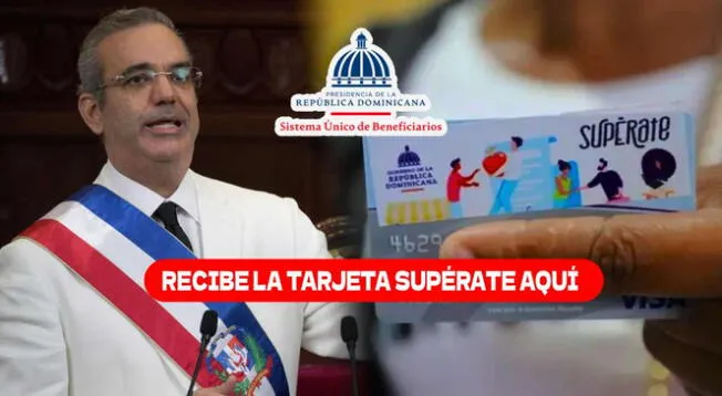 La tarjeta Supérate busca ayudar a las familias de República Dominicana.