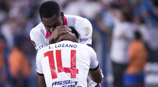 Leandro Lozano marcó el primer gol de Nacional ante Always Ready.